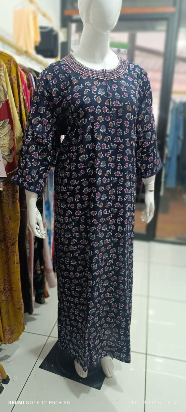 Soft Alfine Fabric Printed Nighty