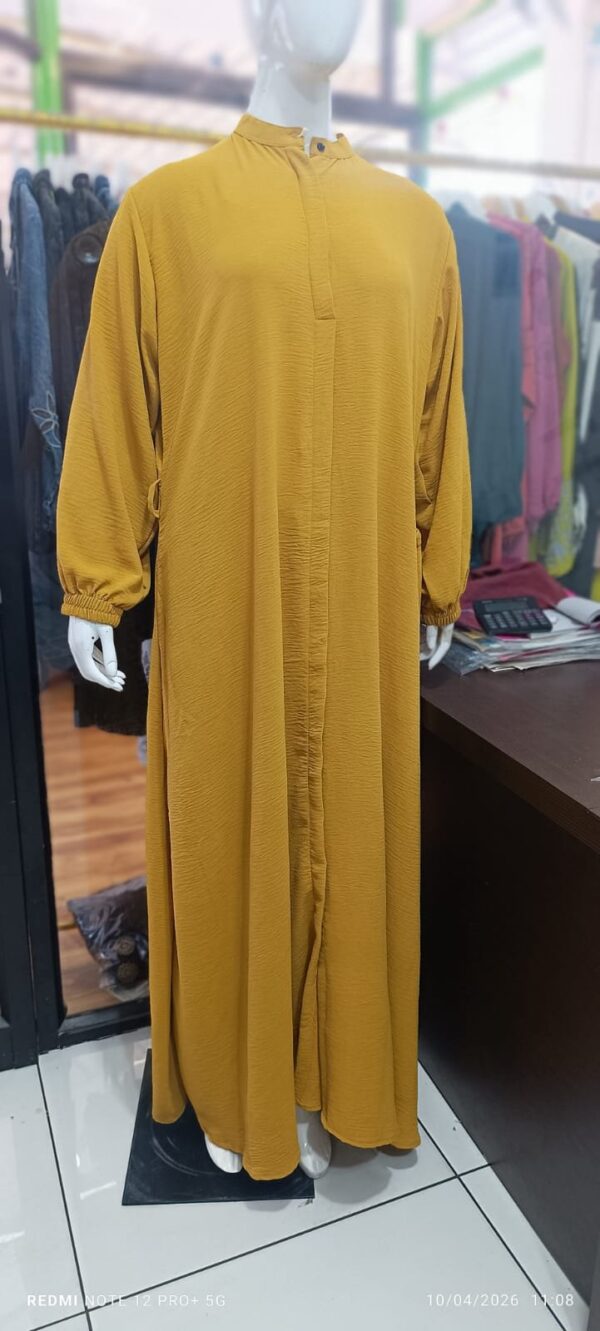Classy Yellow abaya gown