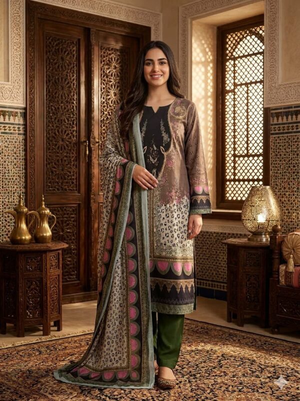 churidhar (3ps)Elara Classic Festive Kurta Set for Women