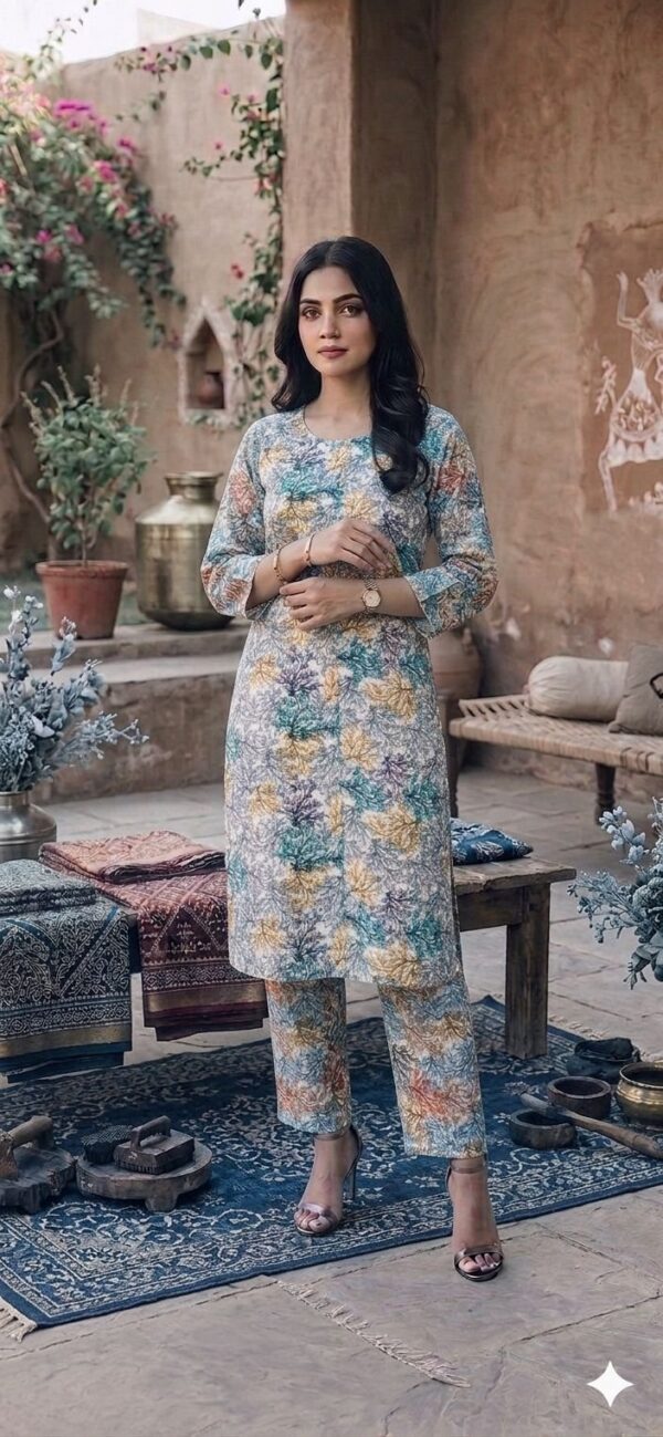 Pastel Garden Floral Co-ord Set-153